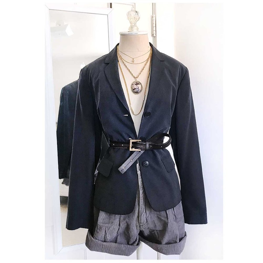 Vintage [ ANN TAYLOR ] Silk Blazer